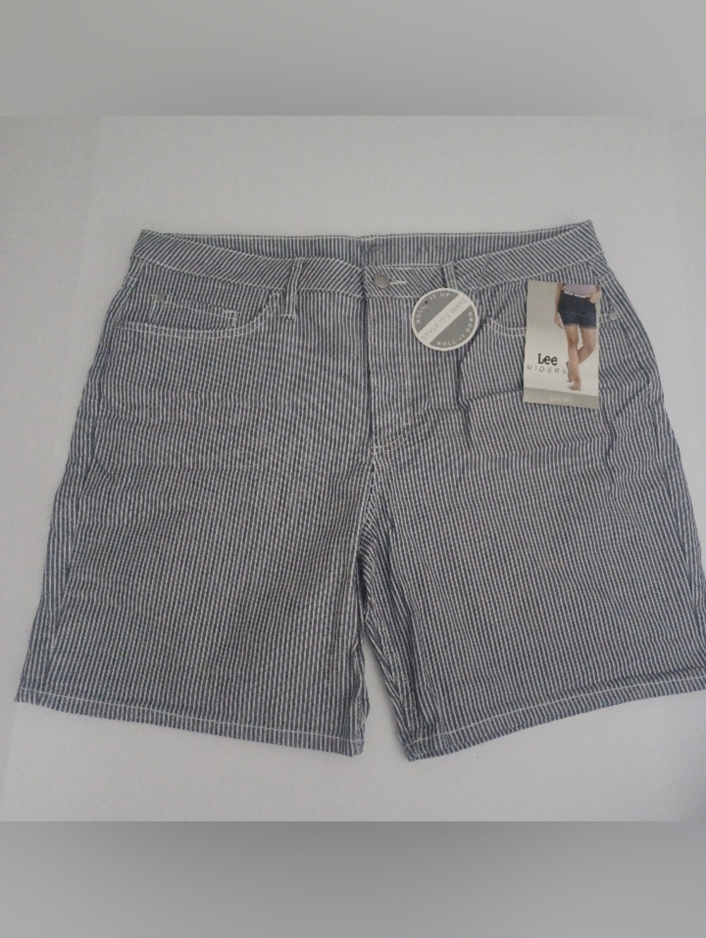Lee Riders Stripped Bermuda Shorts Sz 16